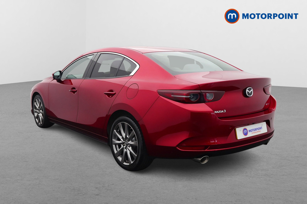 Mazda 3 Sport Lux Manual Petrol-Electric Hybrid Saloon - Stock Number (1547065) - Passenger side rear corner