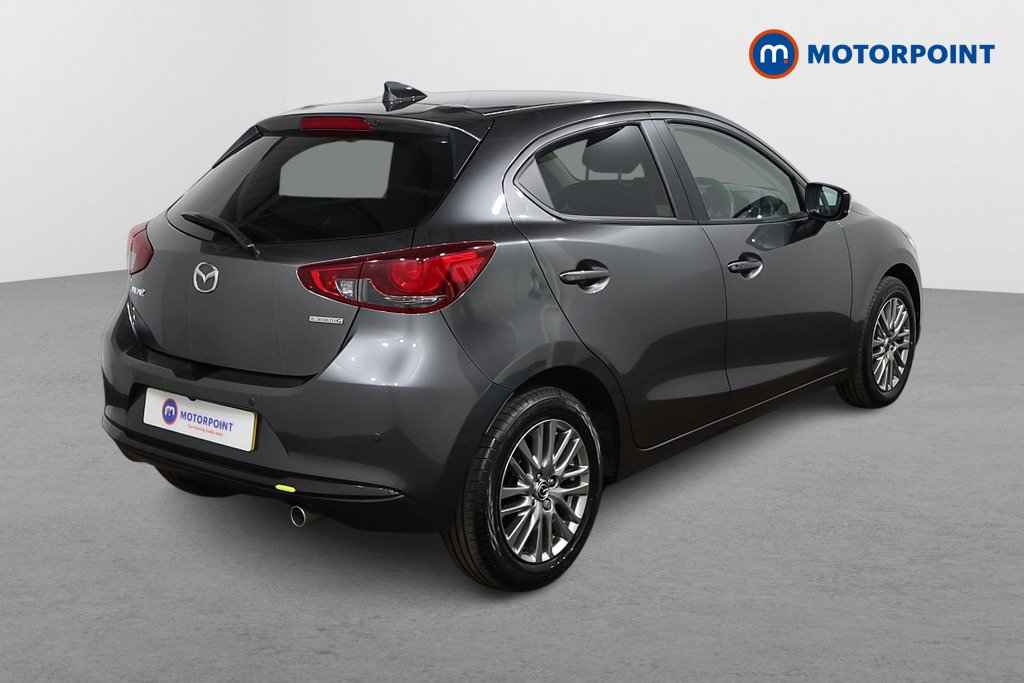 Mazda 2 Exclusive-Line Manual Petrol-Electric Hybrid Hatchback - Stock Number (1551246) - Drivers side rear corner