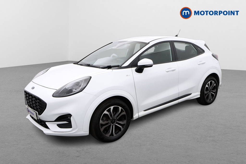 Ford Puma St-Line Manual Petrol-Electric Hybrid SUV - Stock Number (1553295) - Passenger side front corner