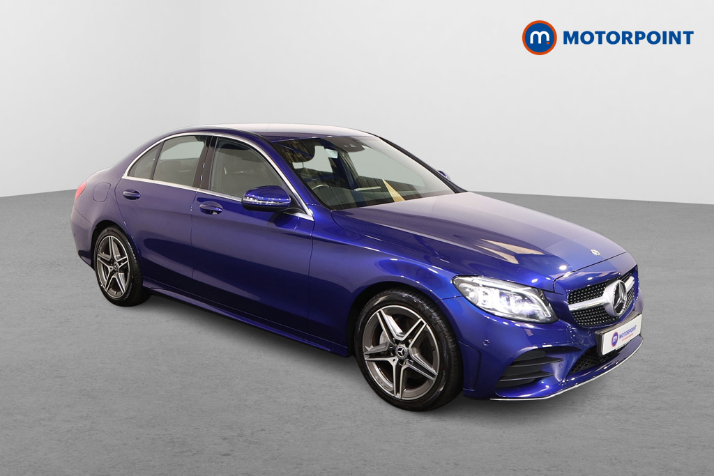 Mercedes-Benz C Class Amg Line Automatic Petrol Saloon - Stock Number (1548603) - Drivers side front corner