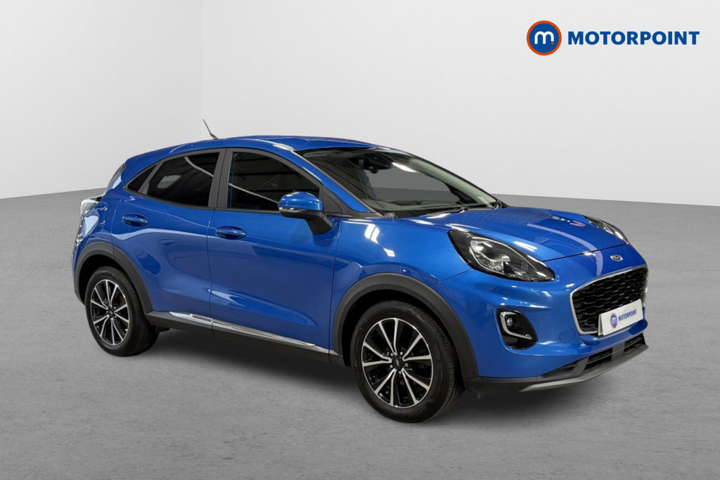 Ford Puma Titanium Manual Petrol-Electric Hybrid SUV - Stock Number (1552433) - Drivers side front corner