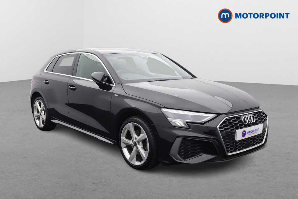 Audi A3 S Line Automatic Petrol Plug-In Hybrid Hatchback - Stock Number (1541653) - Drivers side front corner