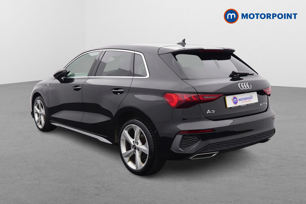 Audi A3 S Line Automatic Petrol Plug-In Hybrid Hatchback - Stock Number (1541653) - Passenger side rear corner