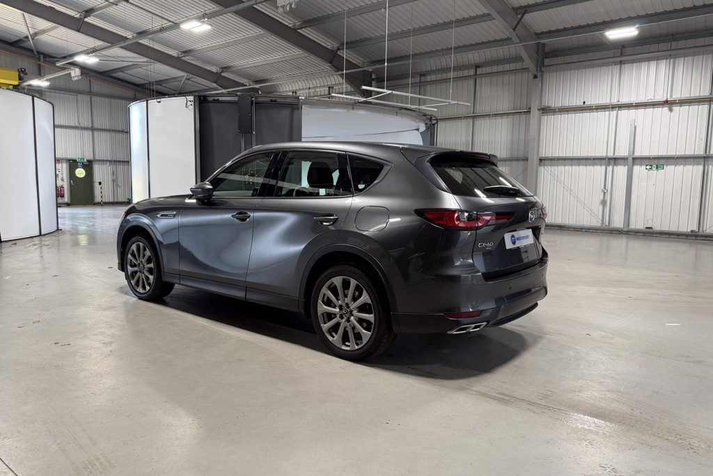Mazda Cx-60 Exclusive-Line Automatic Petrol Plug-In Hybrid SUV - Stock Number (1546670) - Passenger side rear corner