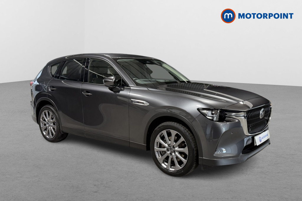 Mazda Cx-60 Exclusive-Line Automatic Petrol Plug-In Hybrid SUV - Stock Number (1546670) - Drivers side front corner