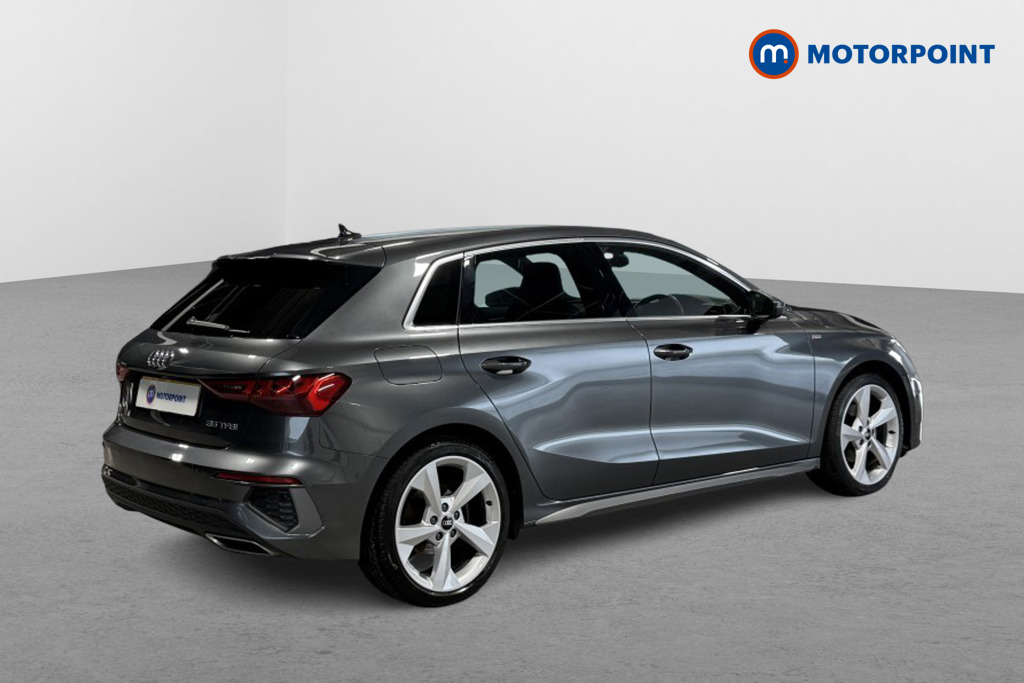 Audi A3 S Line Manual Petrol Hatchback - Stock Number (1546673) - Drivers side rear corner