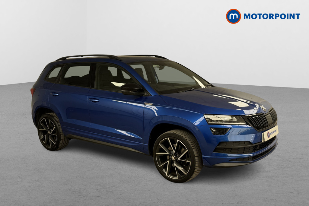 Skoda Karoq Sport Line Automatic Petrol SUV - Stock Number (1551034) - Drivers side front corner