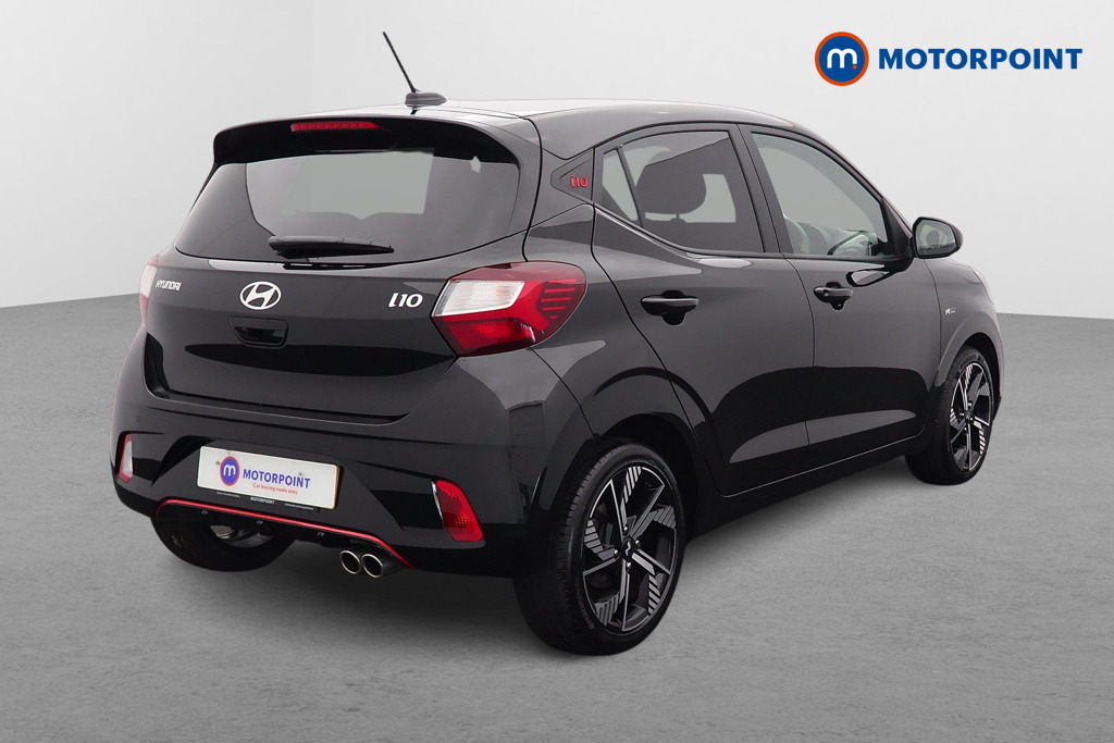 Hyundai I10 N Line Manual Petrol Hatchback - Stock Number (1552881) - Drivers side rear corner