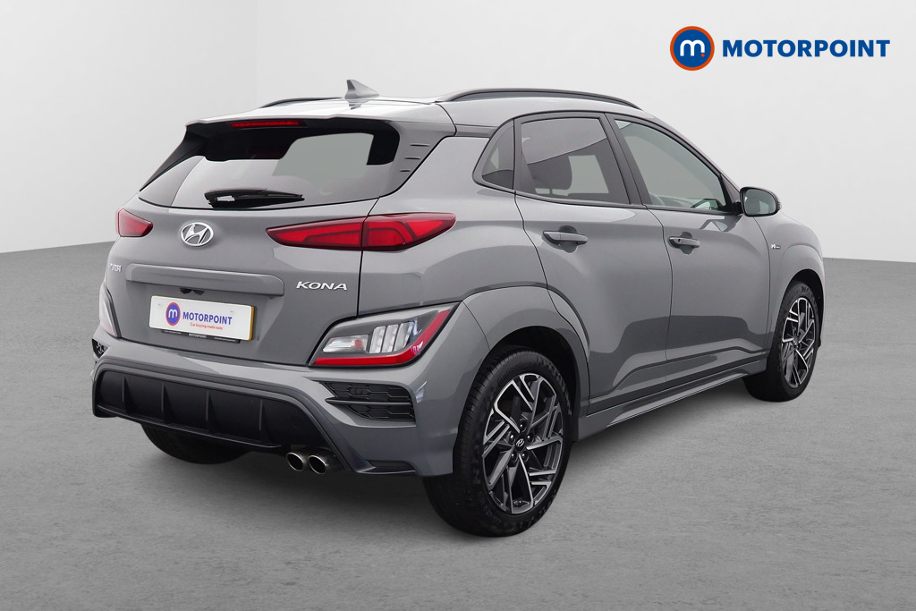 Hyundai Kona N Line Manual Petrol-Electric Hybrid SUV - Stock Number (1553645) - Drivers side rear corner