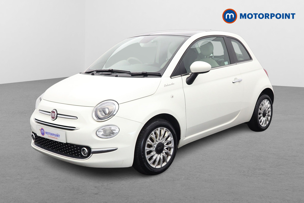 Fiat 500 Dolcevita Manual Petrol-Electric Hybrid Hatchback - Stock Number (1543187) - Passenger side front corner