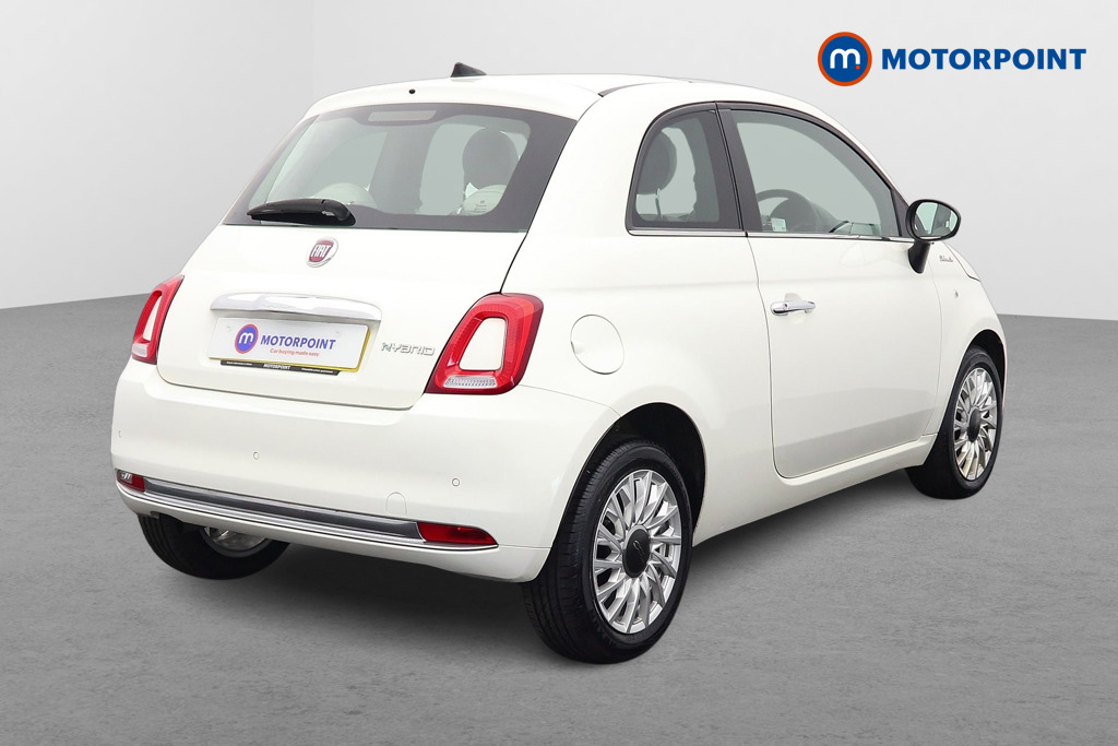 Fiat 500 Dolcevita Manual Petrol-Electric Hybrid Hatchback - Stock Number (1543187) - Drivers side rear corner