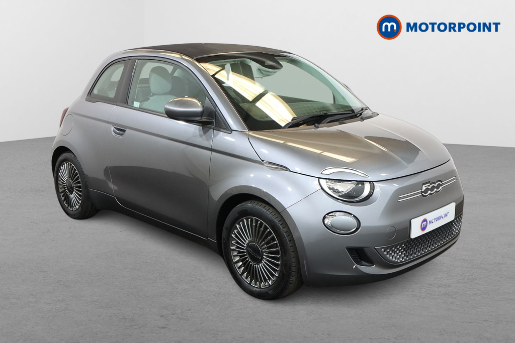 Fiat 500 Icon Automatic Electric Convertible - Stock Number (1547581) - Drivers side front corner