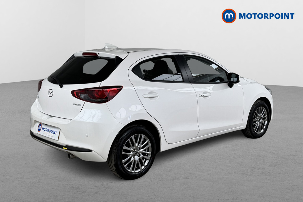 Mazda 2 Exclusive-Line Manual Petrol-Electric Hybrid Hatchback - Stock Number (1551242) - Drivers side rear corner
