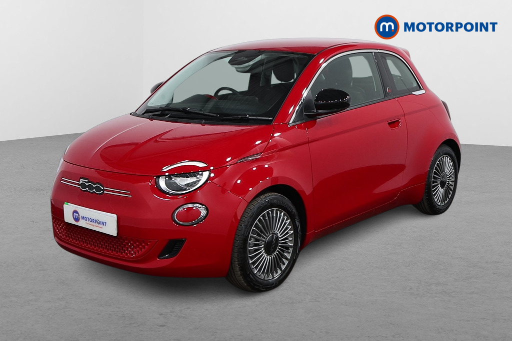 Fiat 500 RED Automatic Electric Hatchback - Stock Number (1554194) - Passenger side front corner