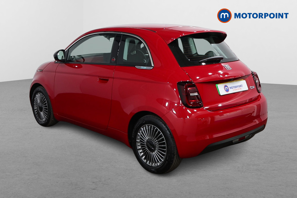 Fiat 500 RED Automatic Electric Hatchback - Stock Number (1554194) - Passenger side rear corner