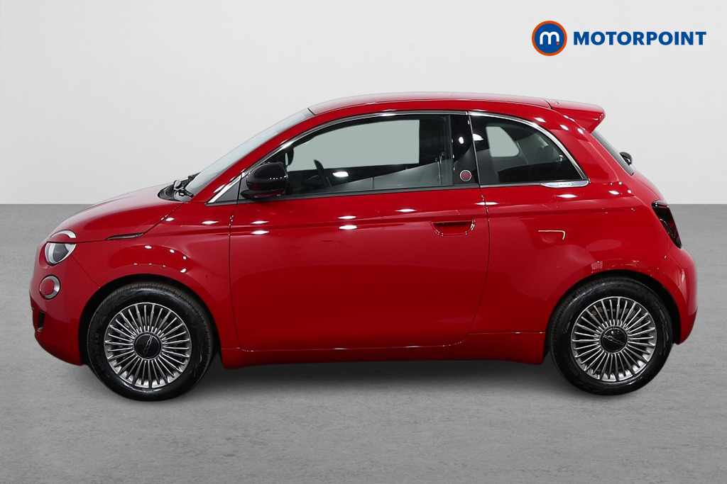 Fiat 500 RED Automatic Electric Hatchback - Stock Number (1554194) - Passenger side