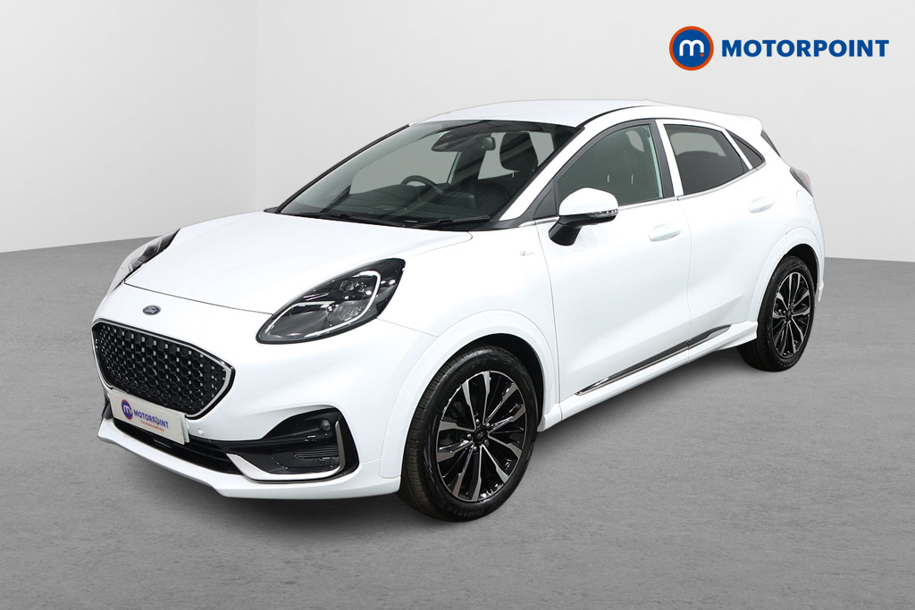 Ford Puma St-Line Vignale Manual Petrol-Electric Hybrid SUV - Stock Number (1554262) - Passenger side front corner