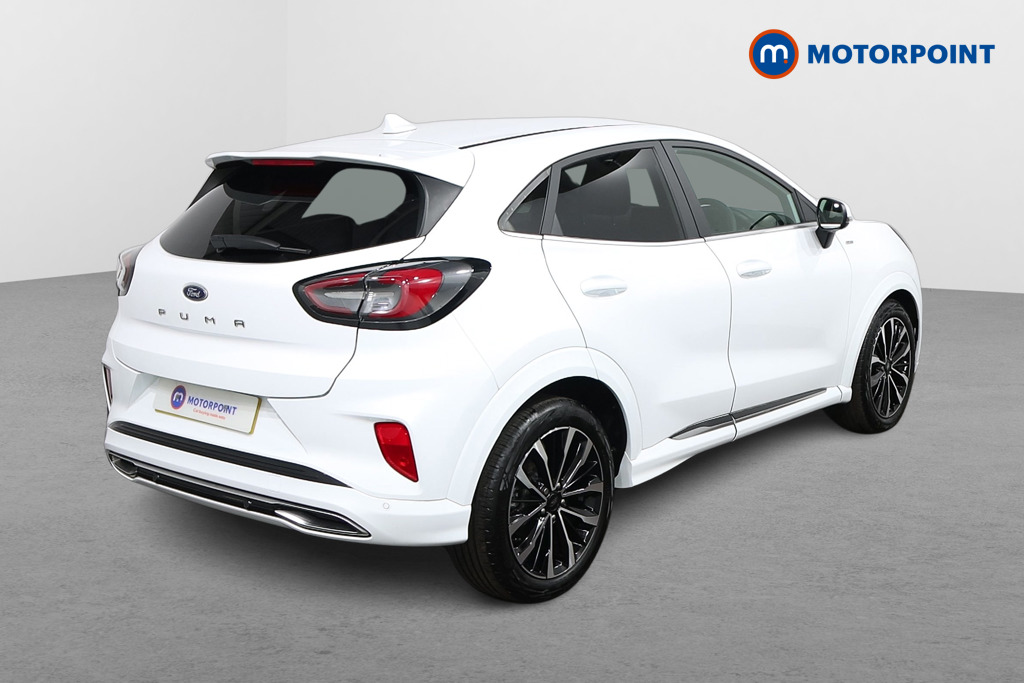 Ford Puma St-Line Vignale Manual Petrol-Electric Hybrid SUV - Stock Number (1554262) - Drivers side rear corner