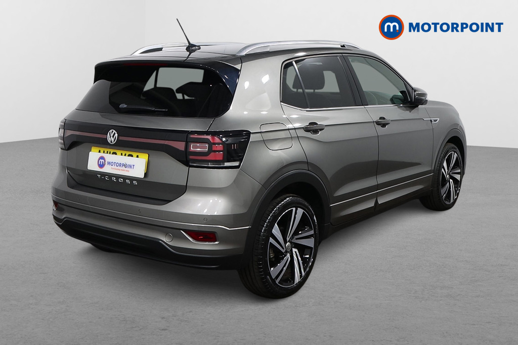 Volkswagen T-Cross R-Line Manual Petrol SUV - Stock Number (1552901) - Drivers side rear corner