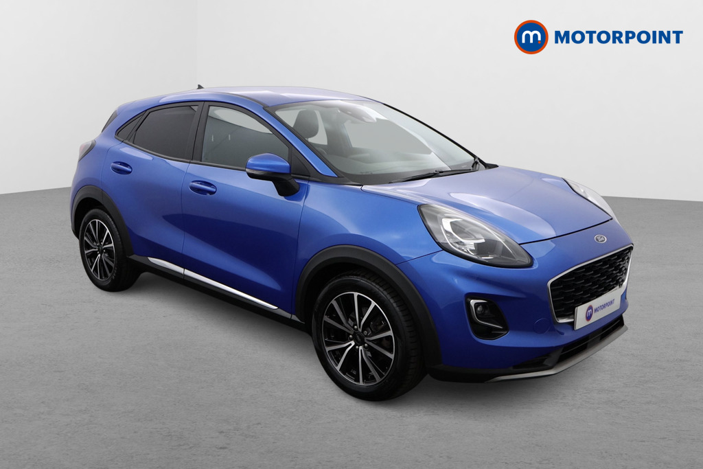 Ford Puma Titanium Manual Petrol-Electric Hybrid SUV - Stock Number (1522805) - Drivers side front corner