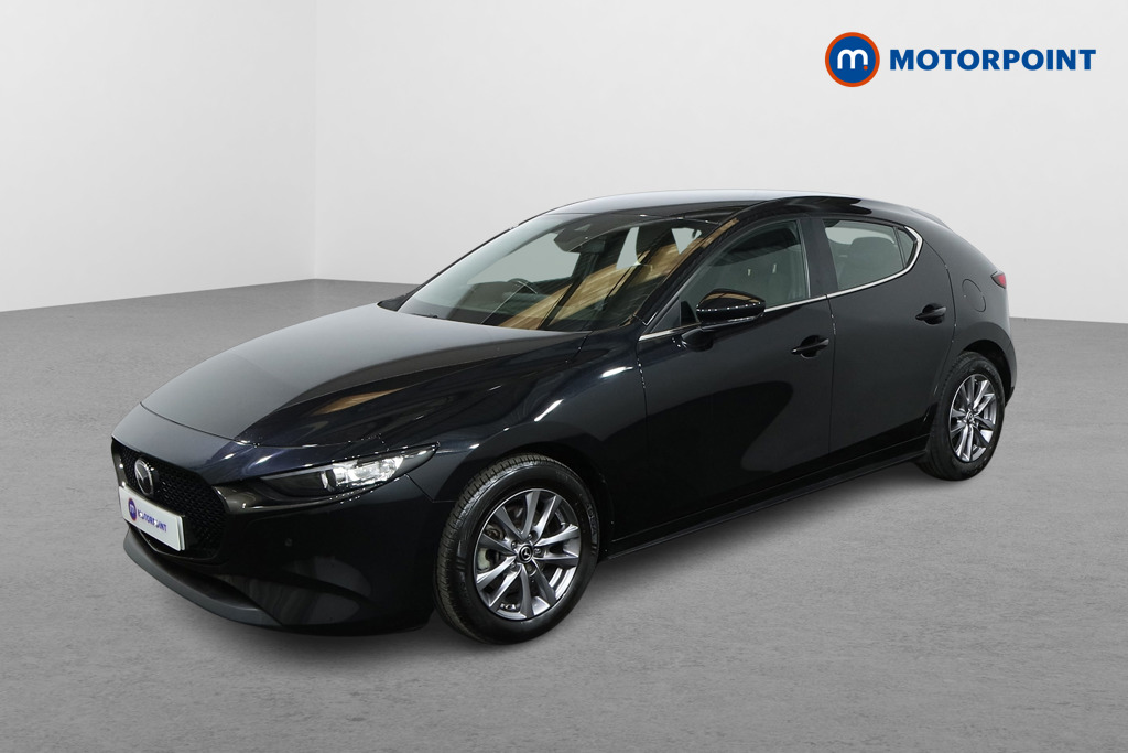 Mazda 3 Se-L Lux Automatic Petrol-Electric Hybrid Hatchback - Stock Number (1524364) - Passenger side front corner