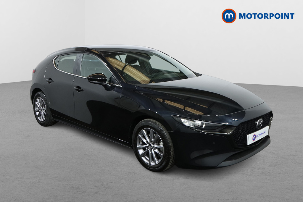 Mazda 3 Se-L Lux Automatic Petrol-Electric Hybrid Hatchback - Stock Number (1524364) - Drivers side front corner