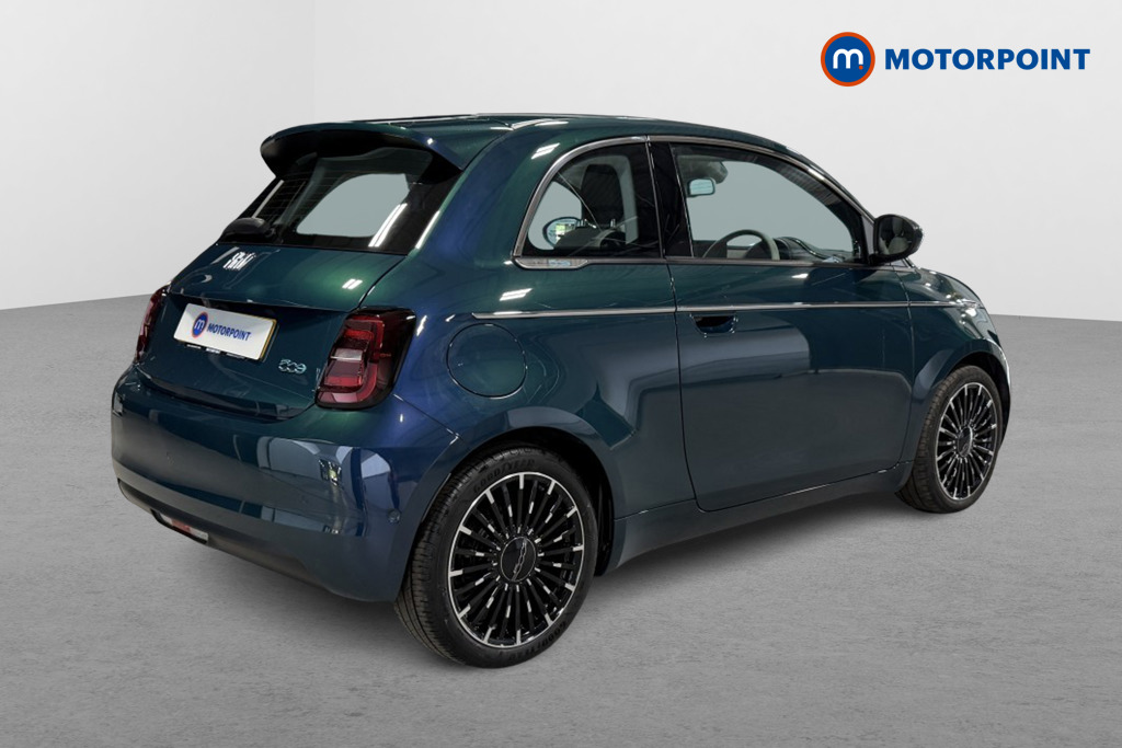 Fiat 500 La Prima Automatic Electric Hatchback - Stock Number (1546961) - Drivers side rear corner