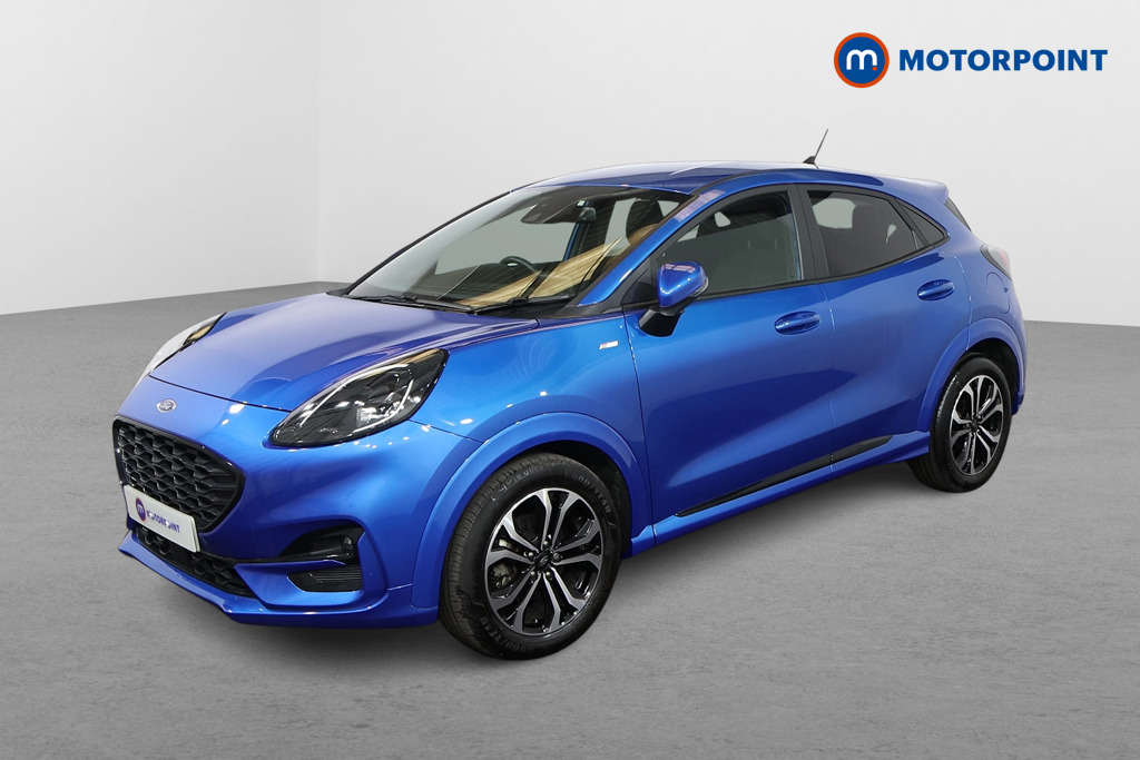 Ford Puma St-Line Manual Petrol-Electric Hybrid SUV - Stock Number (1521631) - Passenger side front corner