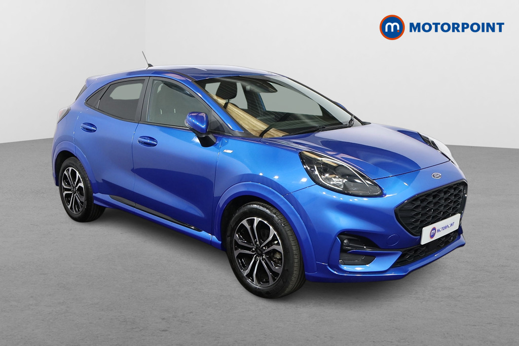 Ford Puma St-Line Manual Petrol-Electric Hybrid SUV - Stock Number (1521631) - Drivers side front corner