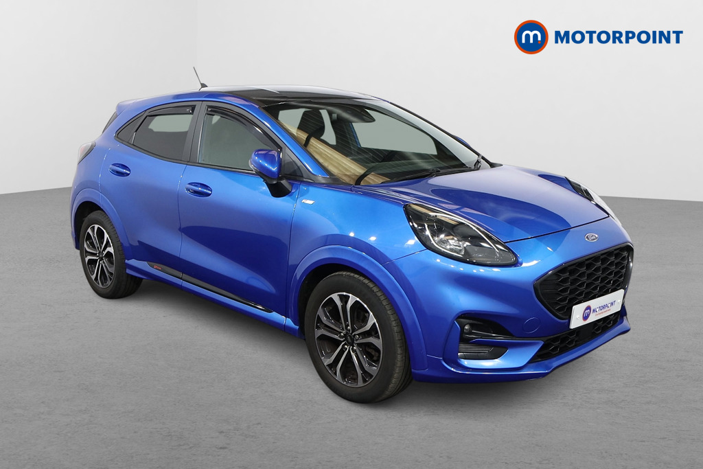 Ford Puma St-Line Manual Petrol-Electric Hybrid SUV - Stock Number (1546053) - Drivers side front corner