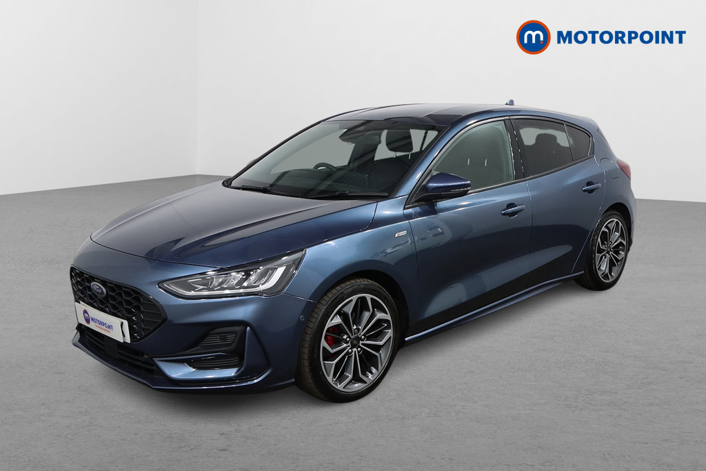 Ford Focus St-Line X Manual Petrol-Electric Hybrid Hatchback - Stock Number (1552633) - Passenger side front corner