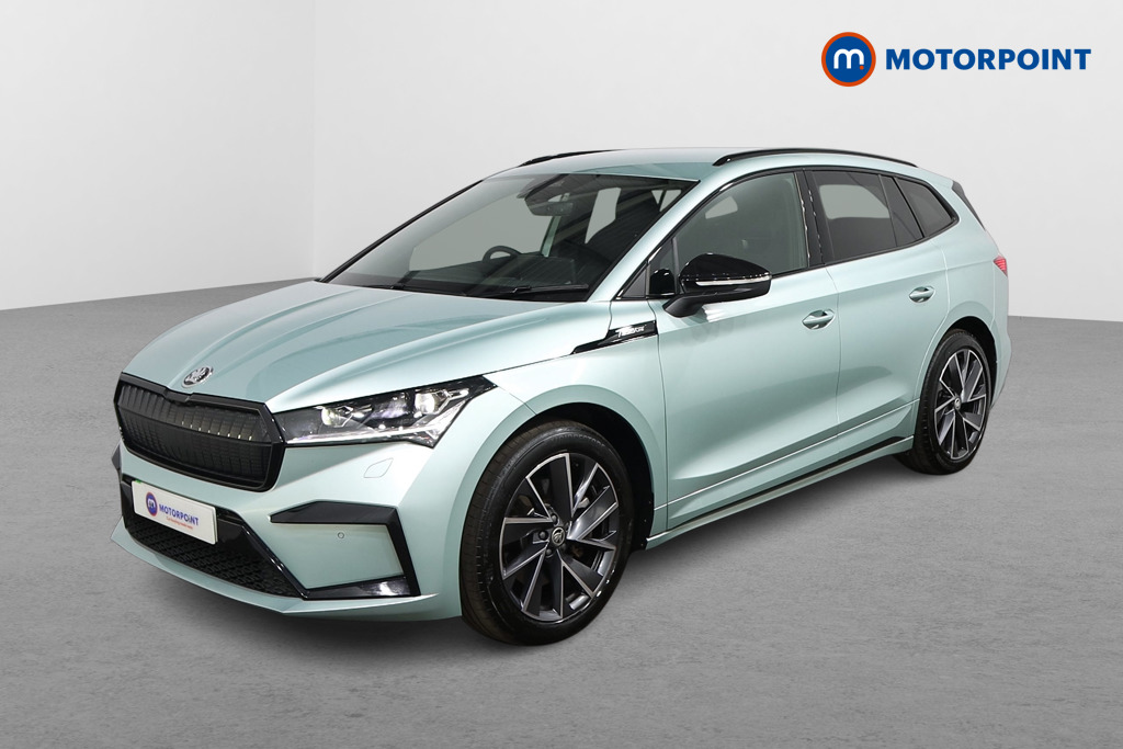 Skoda Enyaq Sportline Plus Automatic Electric SUV - Stock Number (1555613) - Passenger side front corner