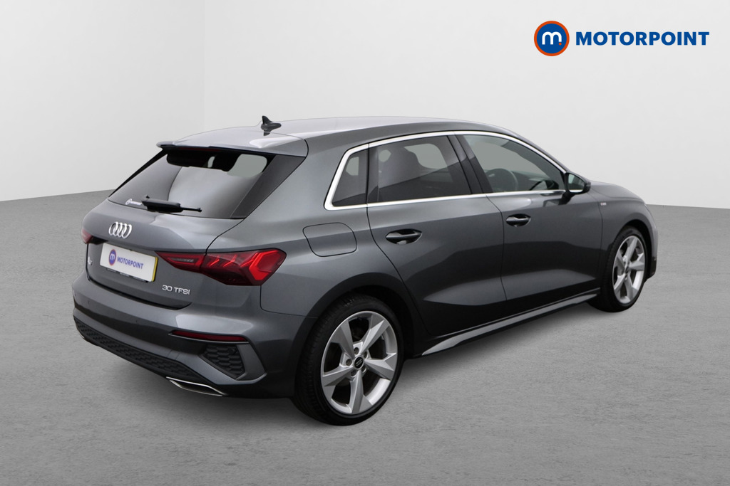 Audi A3 S Line Manual Petrol Hatchback - Stock Number (1551995) - Drivers side rear corner