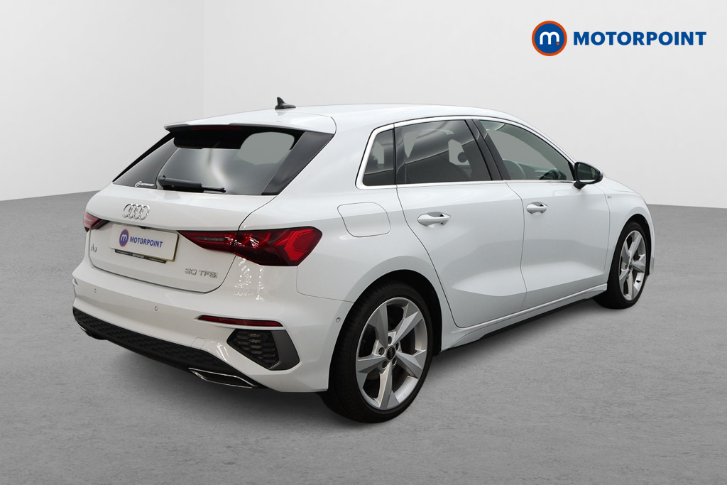Audi A3 S Line Manual Petrol Hatchback - Stock Number (1552042) - Drivers side rear corner