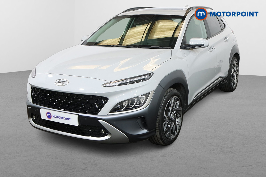 Hyundai Kona Ultimate Automatic Petrol-Electric Hybrid SUV - Stock Number (1553055) - Passenger side front corner