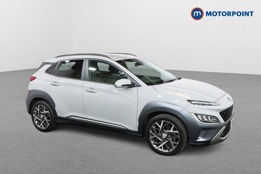 Hyundai Kona Ultimate Automatic Petrol-Electric Hybrid SUV - Stock Number (1553055) - Drivers side front corner