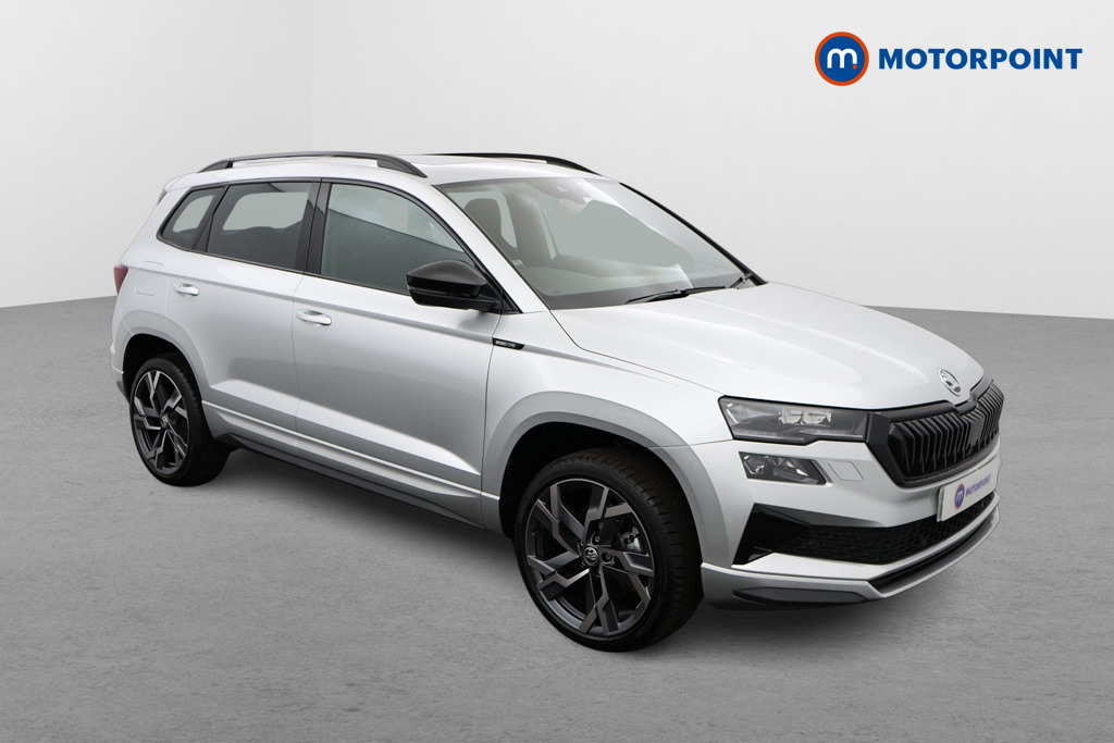 Skoda Karoq Sportline Automatic Petrol SUV - Stock Number (1554672) - Drivers side front corner