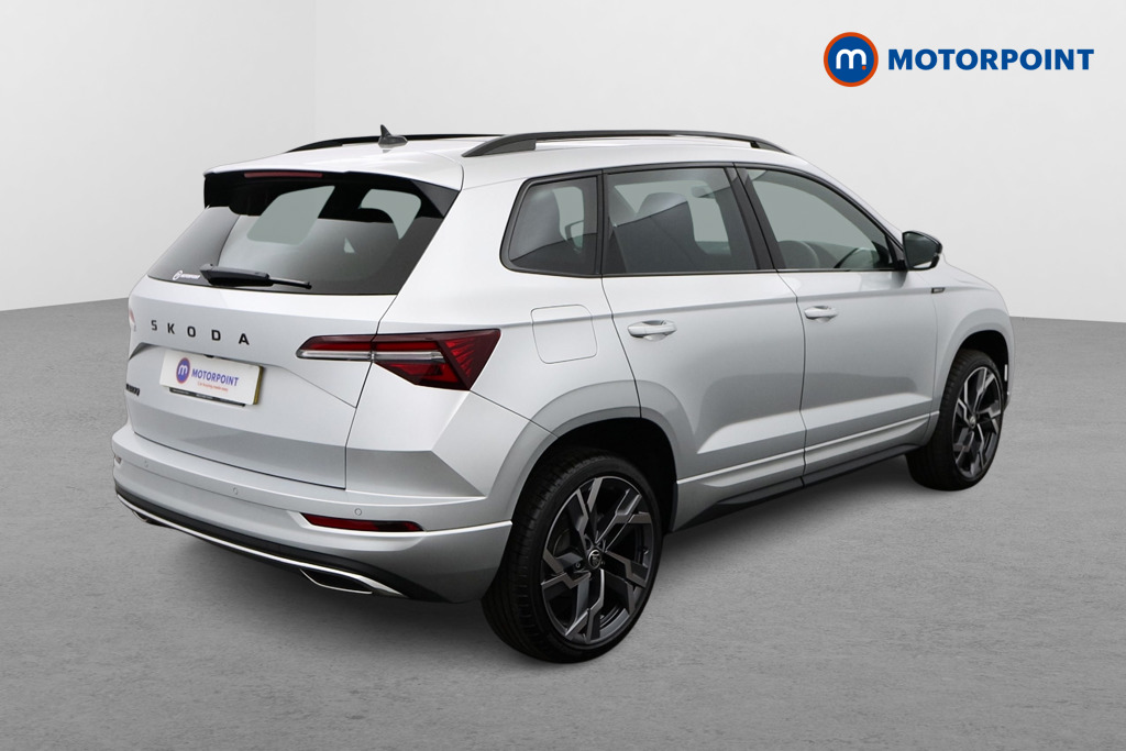Skoda Karoq Sportline Automatic Petrol SUV - Stock Number (1554672) - Drivers side rear corner