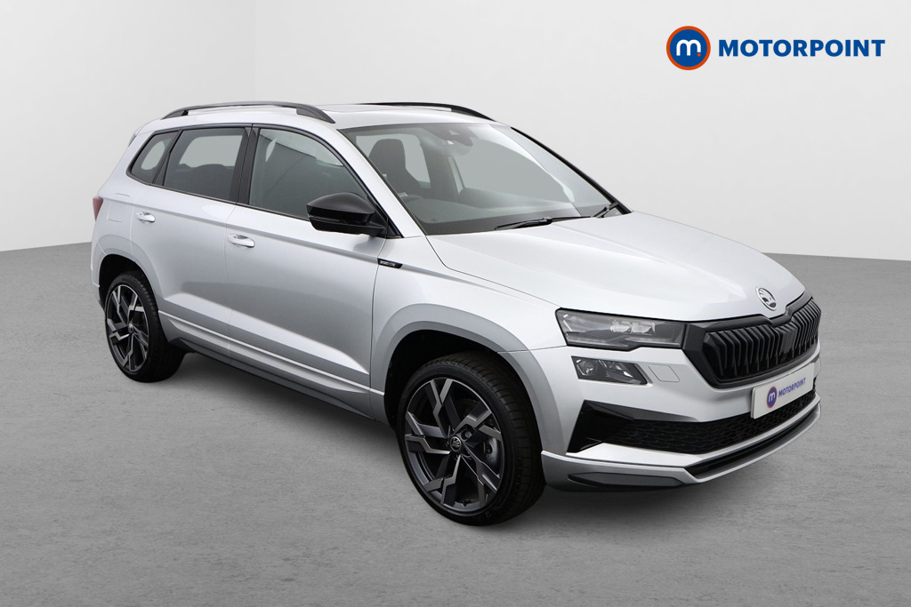 Skoda Karoq Sportline Automatic Petrol SUV - Stock Number (1554675) - Drivers side front corner