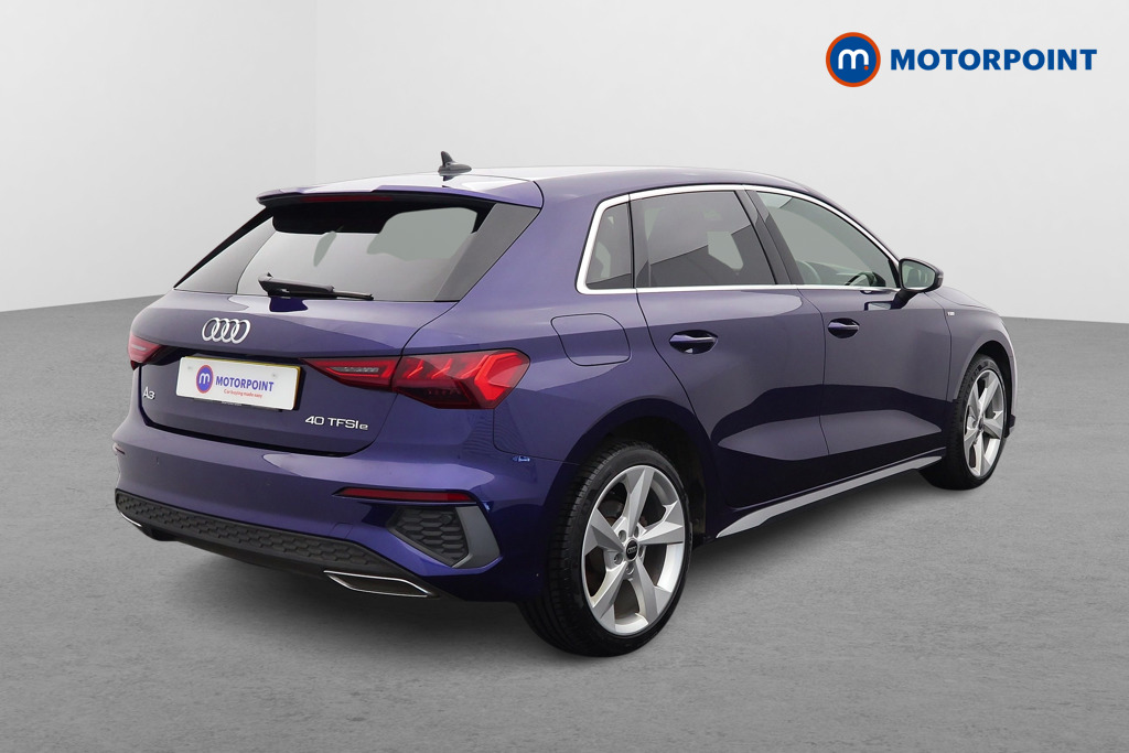 Audi A3 S Line Automatic Petrol Plug-In Hybrid Hatchback - Stock Number (1541088) - Drivers side rear corner