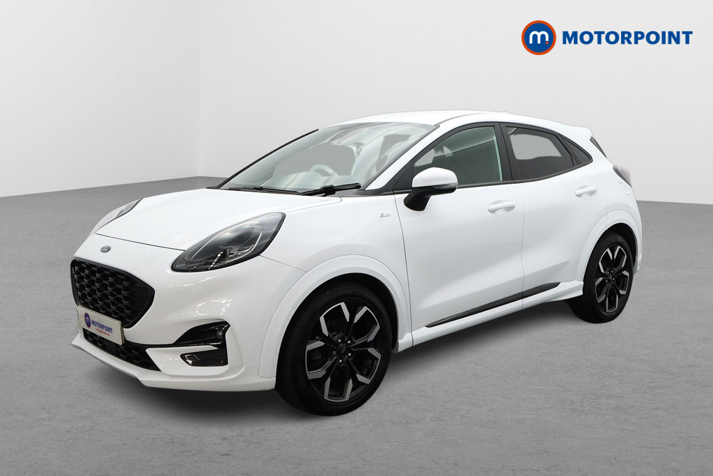 Ford Puma St-Line X Manual Petrol-Electric Hybrid SUV - Stock Number (1543518) - Passenger side front corner