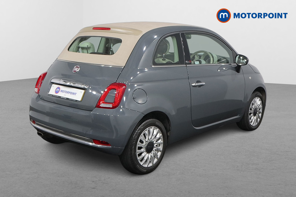 Fiat 500 Lounge Manual Petrol Convertible - Stock Number (1548265) - Drivers side rear corner