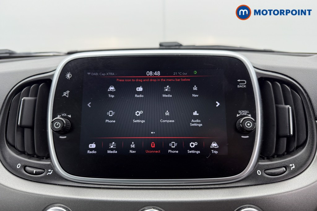 Fiat 500 Rock Star Manual Petrol-Electric Hybrid Hatchback - Stock Number (1549718) - 9th supplementary image