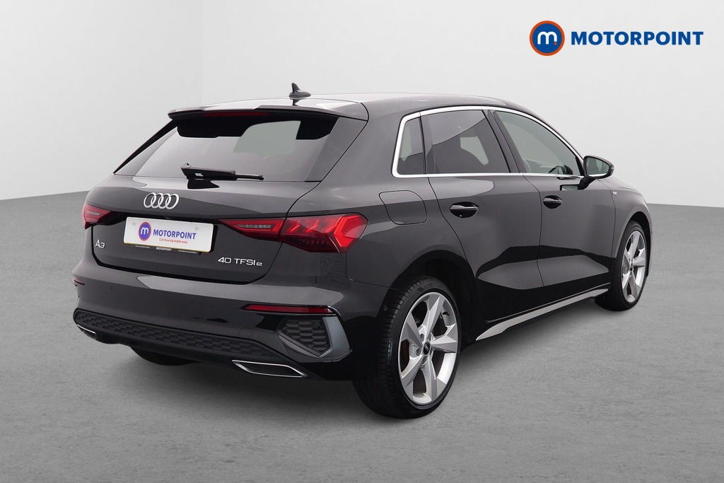 Audi A3 S Line Automatic Petrol Plug-In Hybrid Hatchback - Stock Number (1551287) - Drivers side rear corner