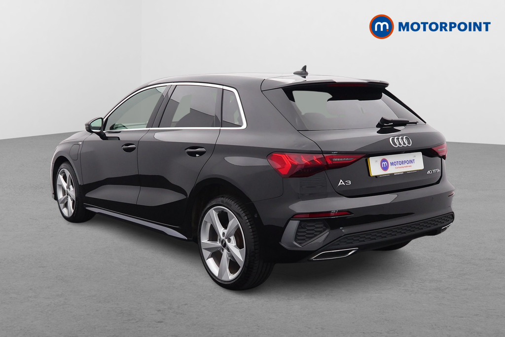Audi A3 S Line Automatic Petrol Plug-In Hybrid Hatchback - Stock Number (1551287) - Passenger side rear corner