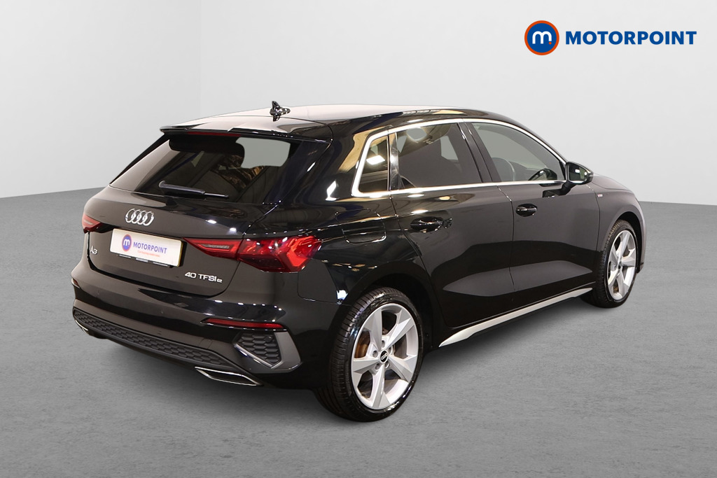 Audi A3 S Line Automatic Petrol Plug-In Hybrid Hatchback - Stock Number (1552359) - Drivers side rear corner