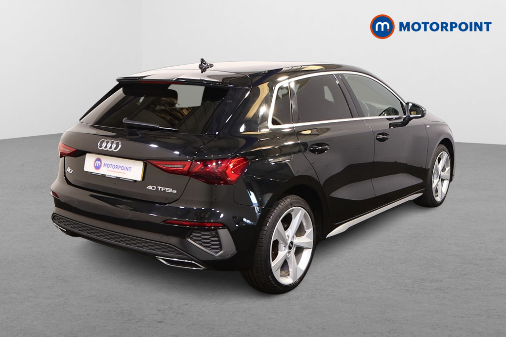 Audi A3 S Line Automatic Petrol Plug-In Hybrid Hatchback - Stock Number (1555416) - Drivers side rear corner