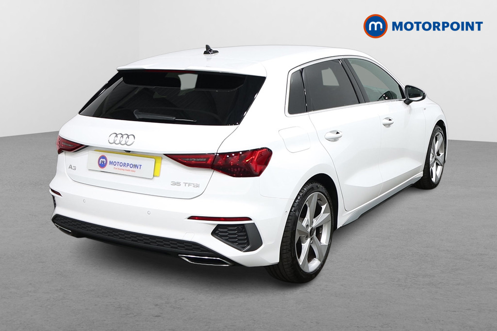Audi A3 S Line Manual Petrol Hatchback - Stock Number (1556279) - Drivers side rear corner