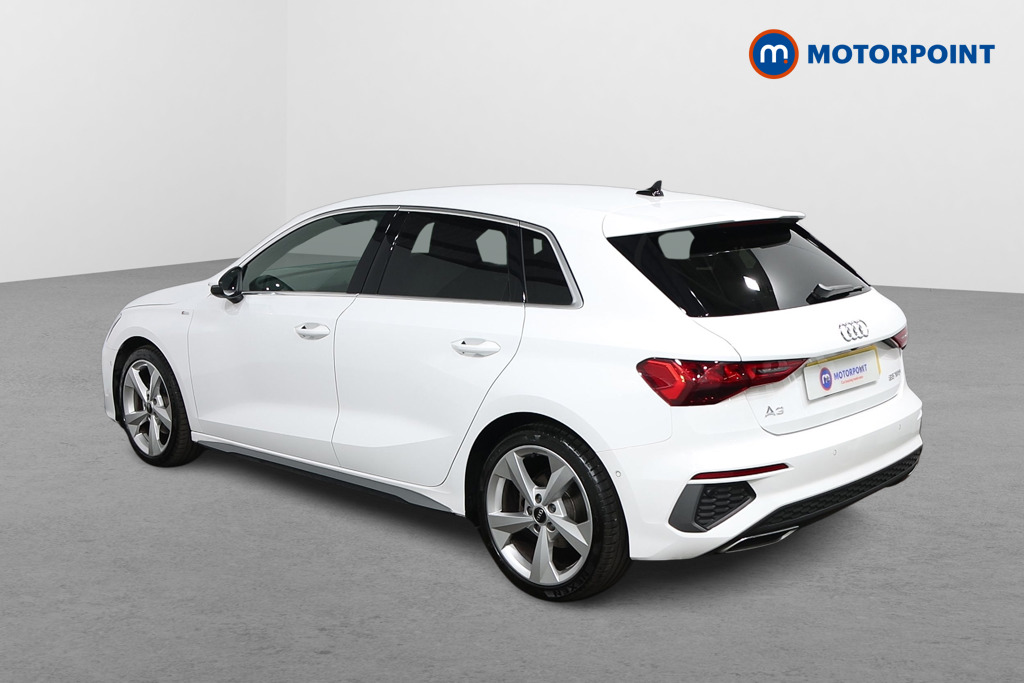 Audi A3 S Line Manual Petrol Hatchback - Stock Number (1556279) - Passenger side rear corner