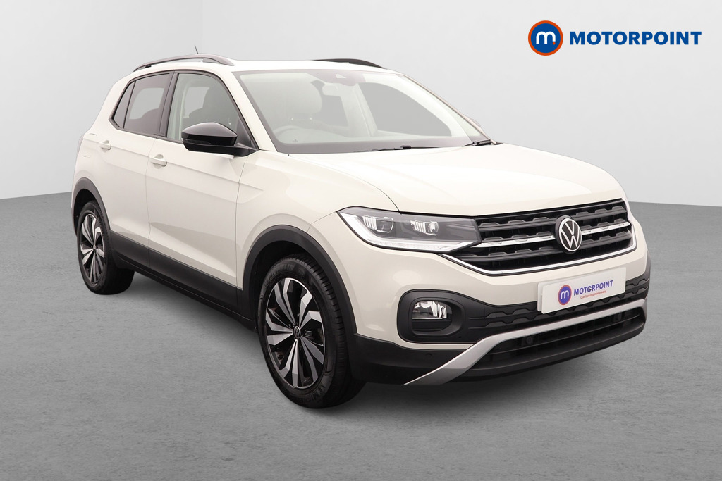Volkswagen T-Cross Black Edition Manual Petrol SUV - Stock Number (1548914) - Drivers side front corner